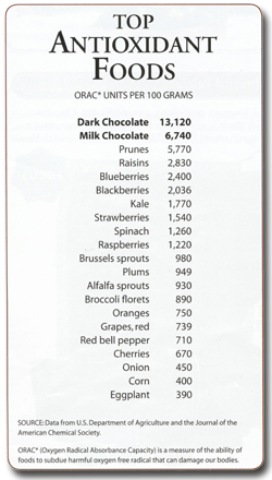 Organic Chocolate - Top Antioxidant Foods